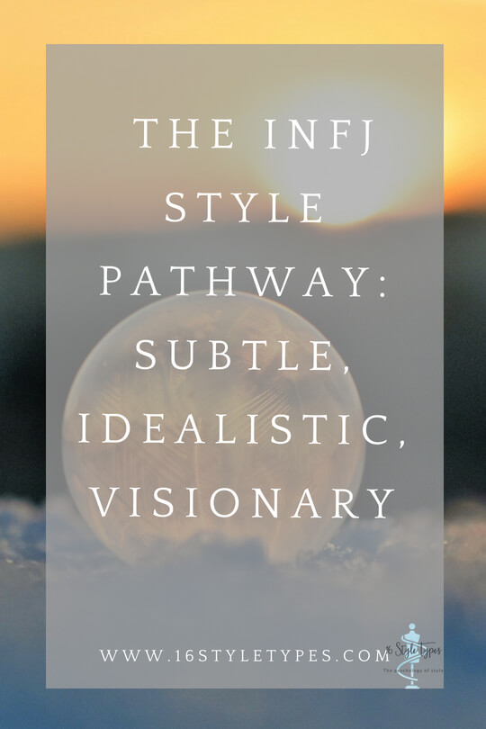 INFJ sstyle pathway: subtle, idealistic, visionary