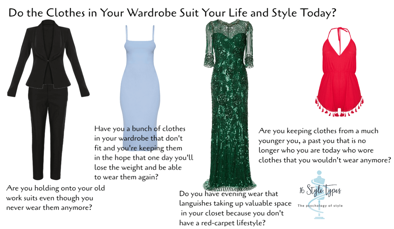 Do the clothes in your wardrobe suit your life and style today?